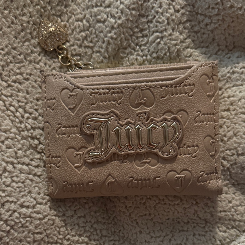 Juicy Couture Beige Embossed Wallet